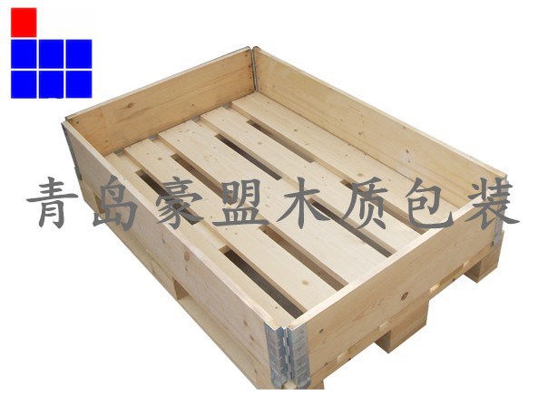 黄岛实木箱物流运输包装现场加固加工定做示例图3