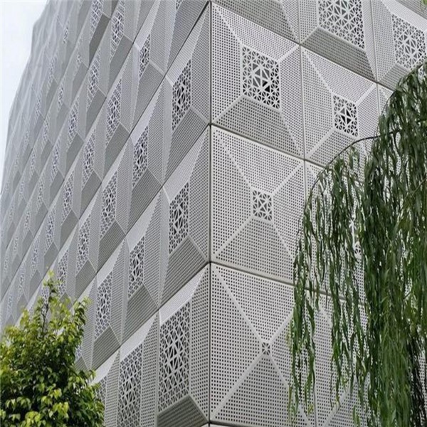 潮汕铝单板厂家冲孔铝单板定制  幕墙造型镂空铝单板示例图4