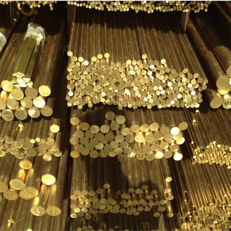 金广供应H62易纤焊黄铜棒 五金机械用H59黄铜棒厂家示例图4