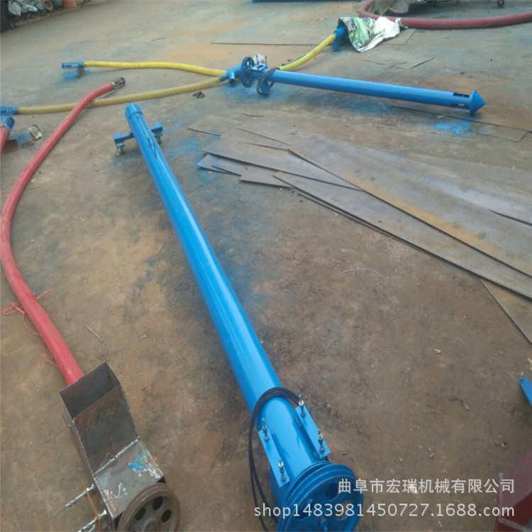 管式螺旋输送机螺旋蛟龙提升机，上海粉体上料机生产厂家示例图7