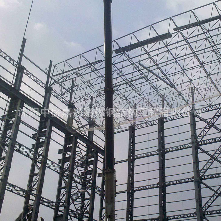 沈阳钢结构 沈阳钢结构工程钢结构厂房网架建筑安装施工示例图10