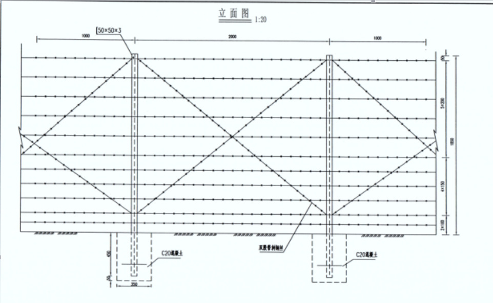 刺钢丝网厂家供应高速公路刺铁丝网铁路刺丝滚笼刺铁丝隔离栅示例图3