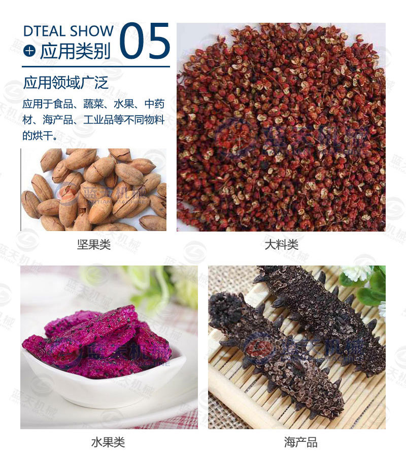 蓝天空气能花椒烘干机 小型家用花椒烘干机 花椒烘干房厂家直销示例图8