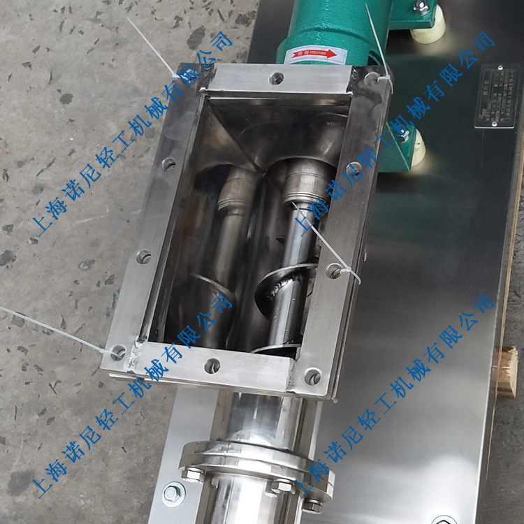 直销螺旋推进式不锈钢螺杆泵 强制喂料螺杆泵 高粘度物料螺杆泵示例图3