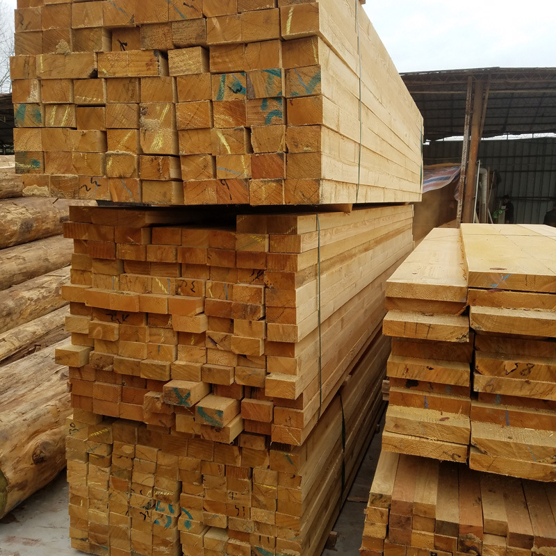 上海木材厂家销售落叶松板材 常规木方 定制各种规格示例图5