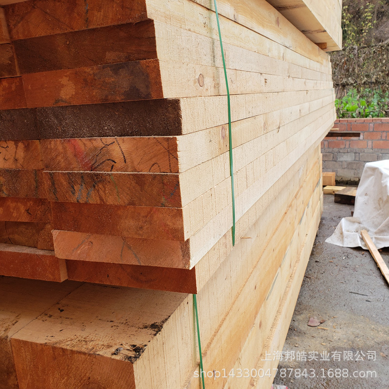 上海邦皓木材厂批发俄罗斯正品红松木板 可定制尺寸加工 量大从优示例图7