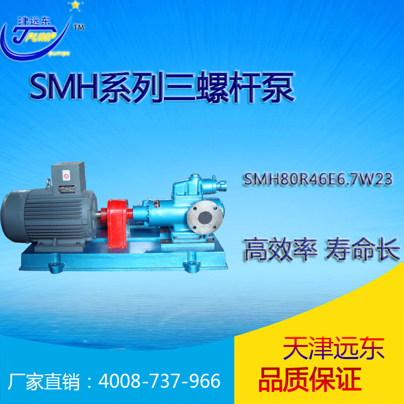 天津远东 SM三螺杆泵 SMH80R46E6.7W23 冷却硅油泵 厂家直销示例图1