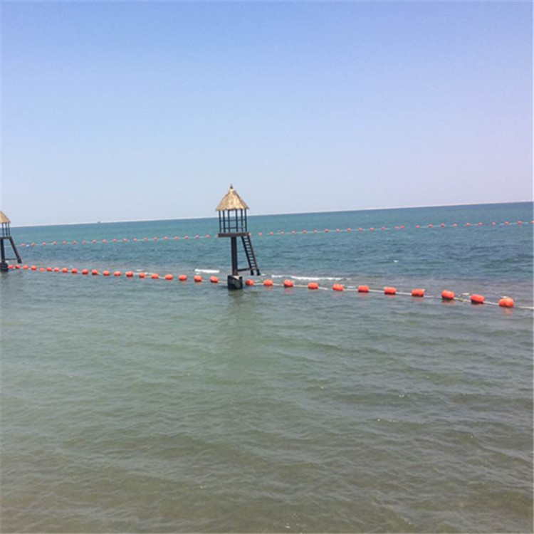 芜湖水源地拦船设施浮标 拦船只浮筒 警示标志浮球示例图7