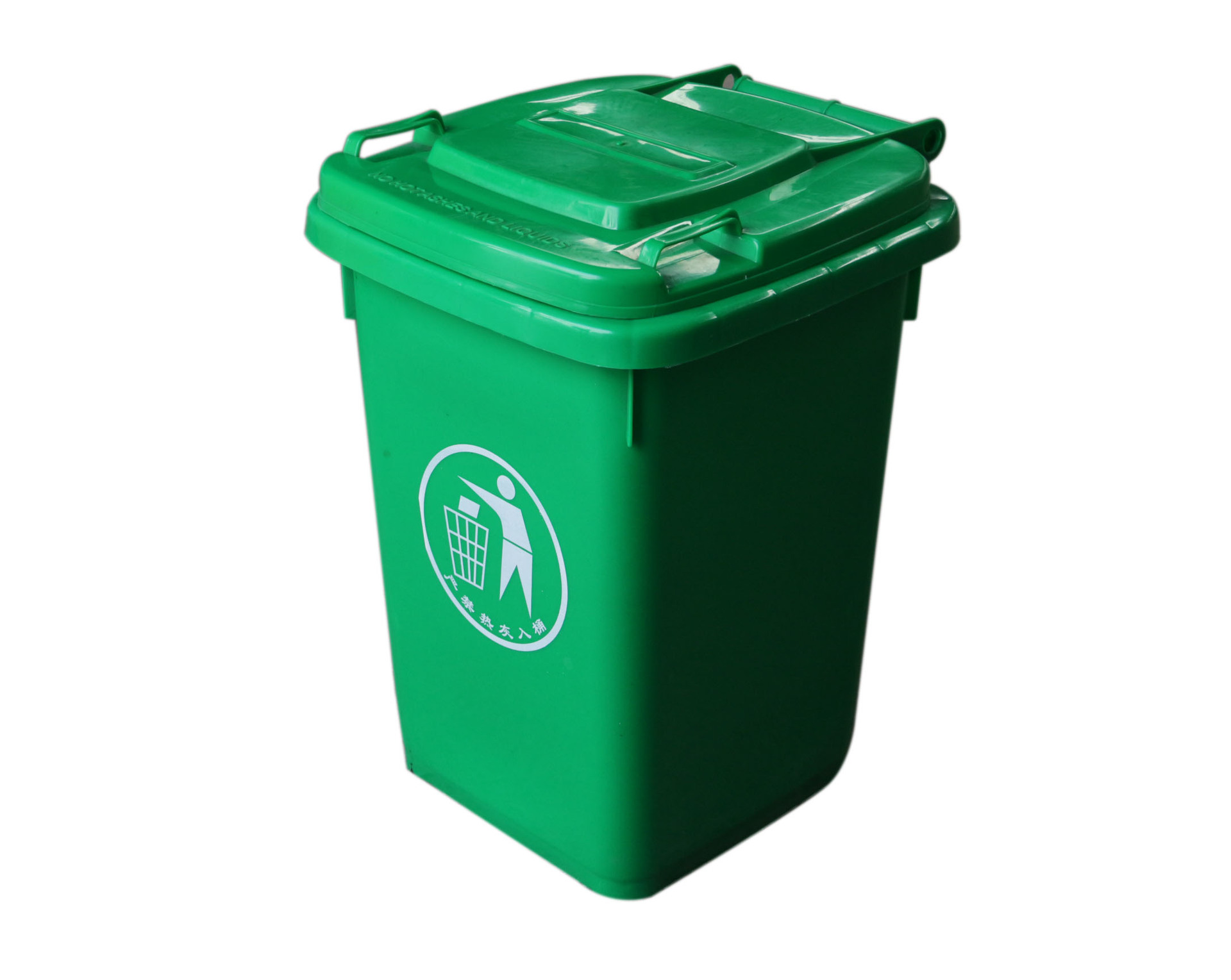 户外塑料垃圾桶100升小区室外塑料垃圾桶 街道环卫垃圾桶河南厂家示例图4