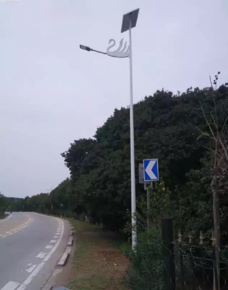 户外 一体化太阳能路灯 6米/8米/10米农村市政道路灯 LED市电路灯示例图16