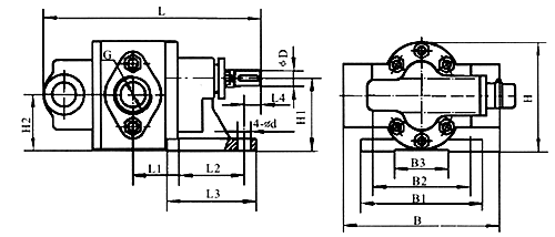 KCB-18.3卧式齿轮泵 卫生级不锈钢齿轮泵 工业型齿轮油泵示例图12