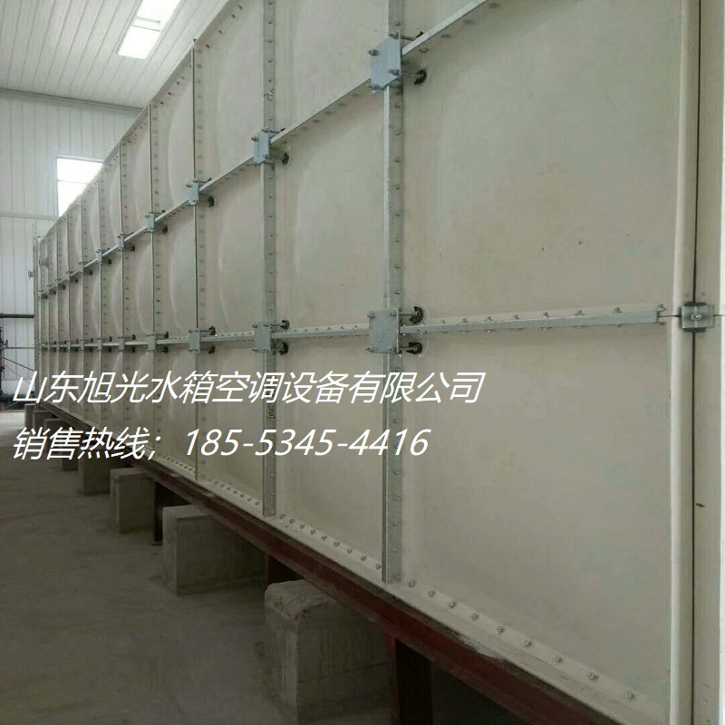 玻璃钢水箱储水设备 消防 保温 SMC大型组装水箱可定做镀锌板水箱示例图5