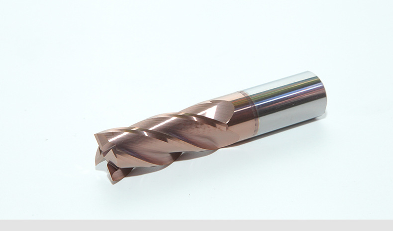 65度硬质合金立铣刀批发标准直柄螺旋涂层钨钢立铣刀精密数控刀具示例图5