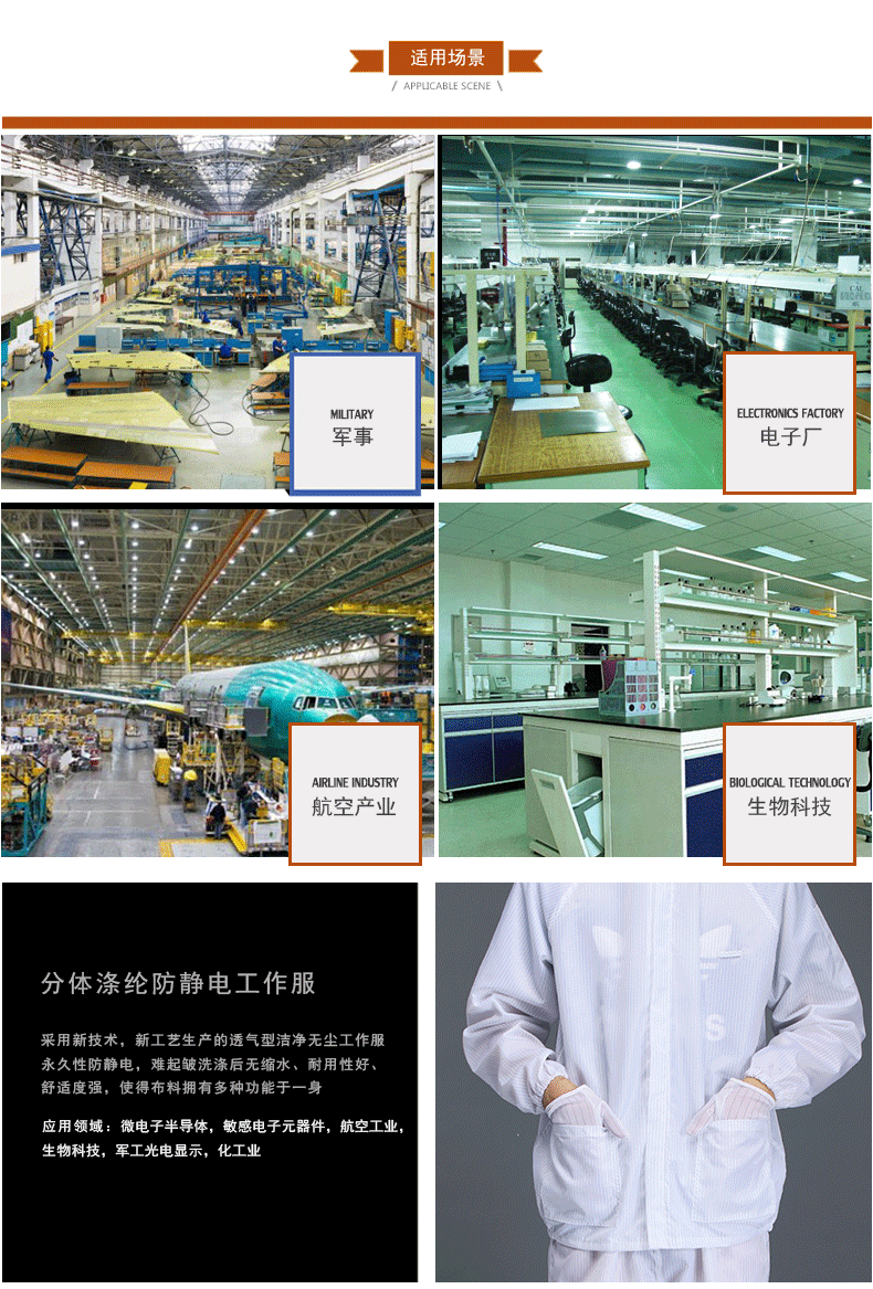 厂家直销无尘服 JSJM品牌白色连帽分体电子厂专用工作服 量多优惠示例图9