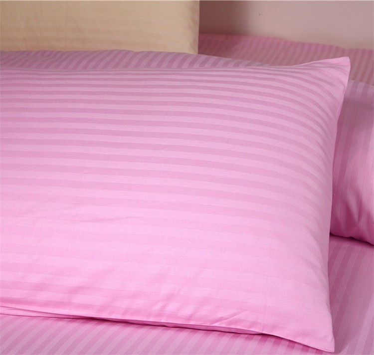 厂家直销纯棉缎条小被套足浴条纹被简约蓝色粉色被套美容会所被子示例图33