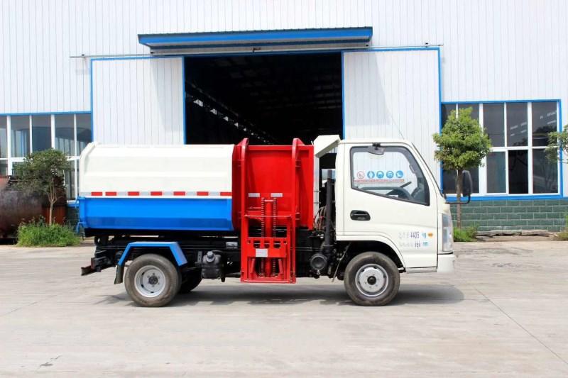 挂桶垃圾车 3方挂桶垃圾车 凯马蓝牌挂桶垃圾车示例图8