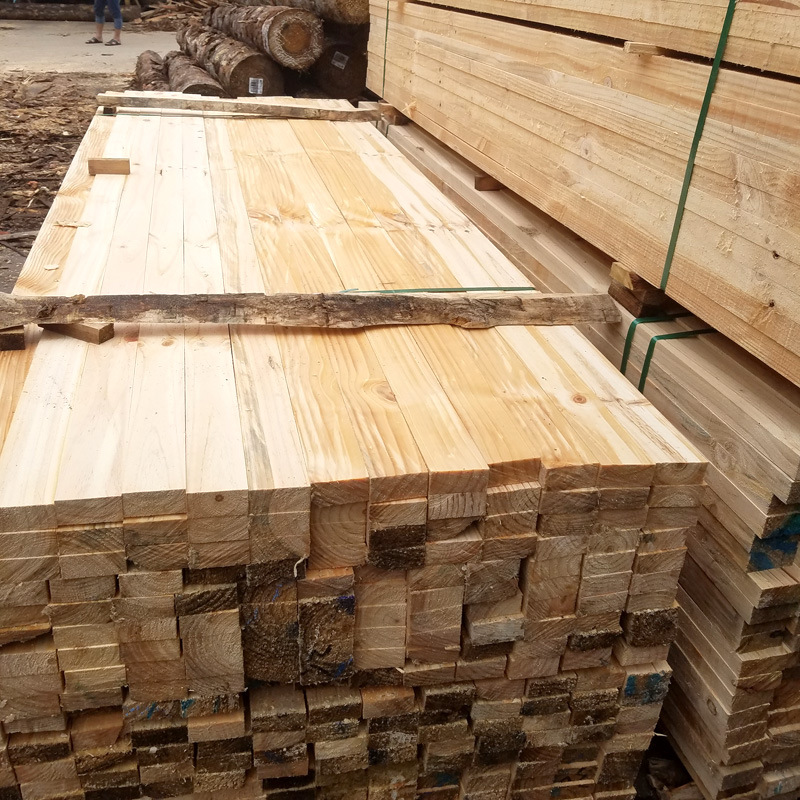 上海木材加工厂直销建筑工程木方辐射松木条实木加工各种规格示例图4