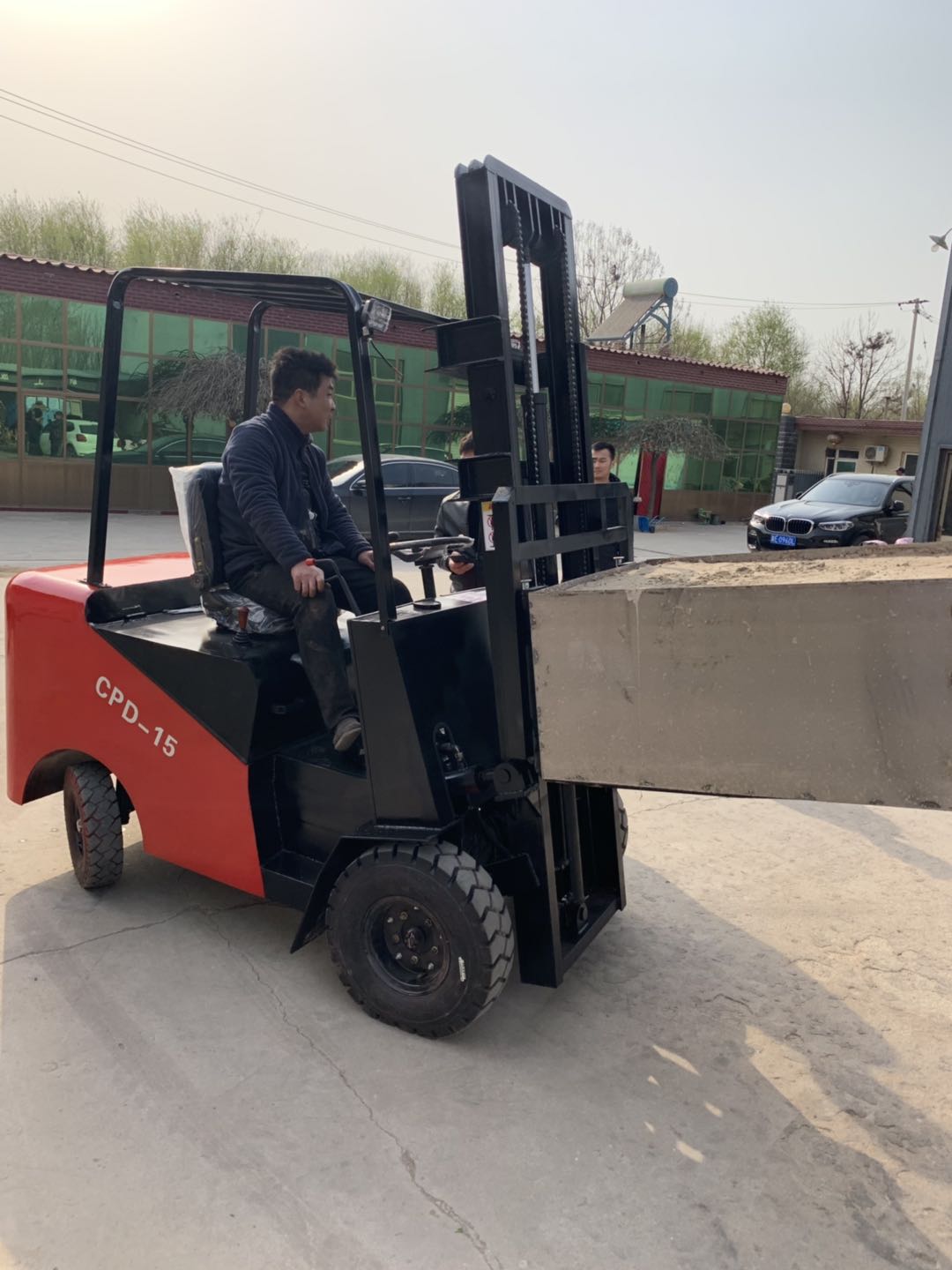 一吨电动叉车 邢台2吨电动叉车吨 全电动叉车生产厂家价格示例图3