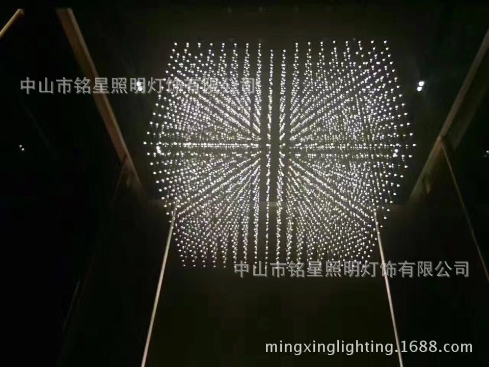 定制国外设计后现代家具展厅装饰灯LED不锈钢框架设计新款灯厂家示例图11