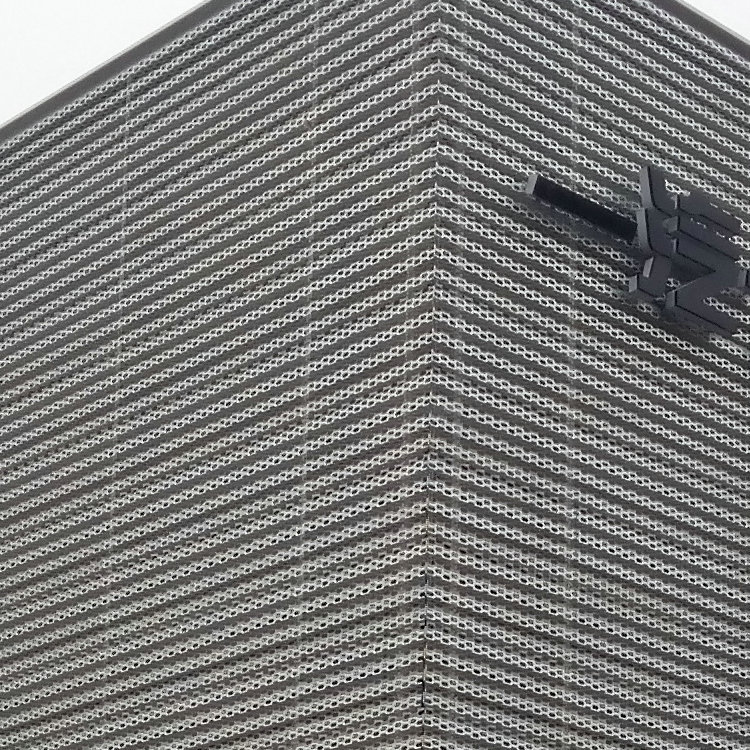 铝板冲孔板 装饰冲孔网 汽车4S店装饰网板 铝单片网板示例图5