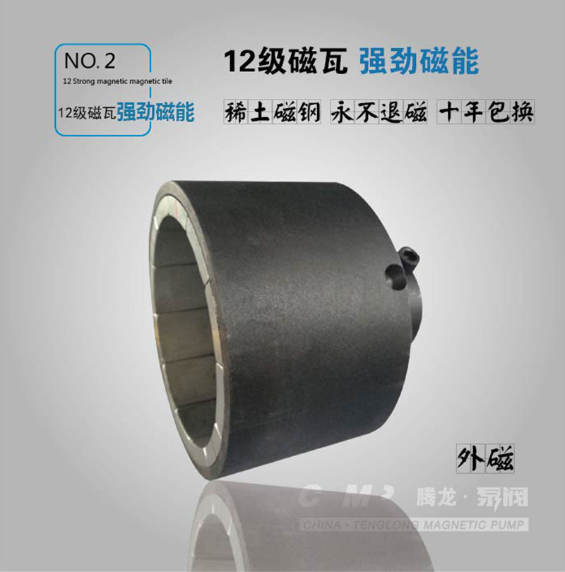 CQ不锈钢泵磁力泵 316/304耐腐蚀耐酸碱 耐高温化工泵 腾龙厂家示例图5