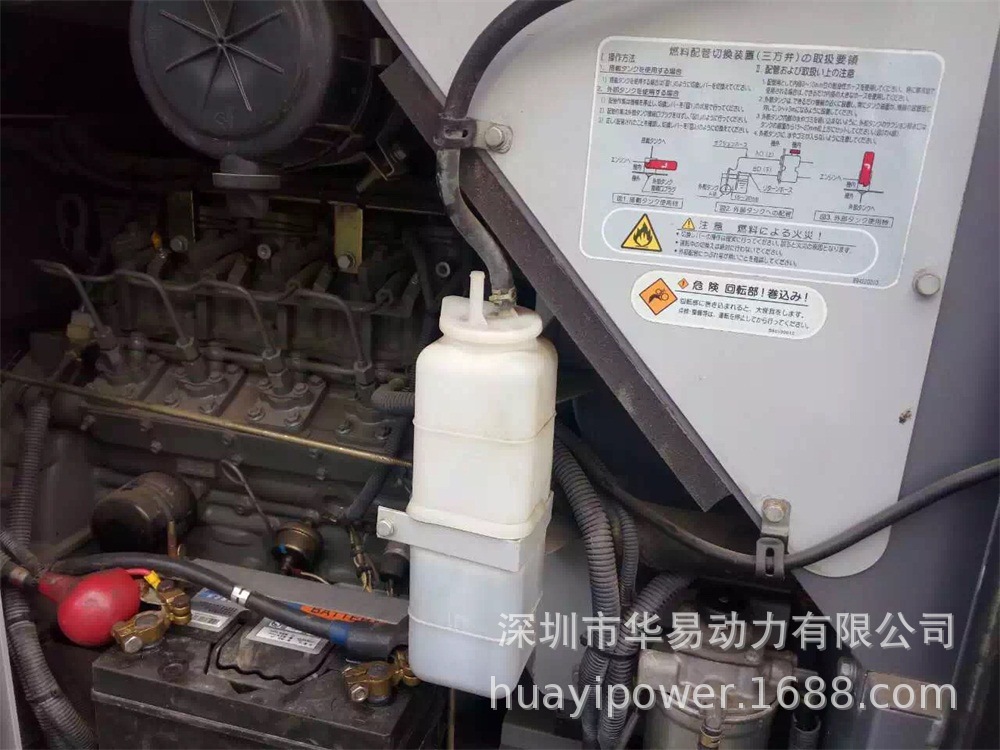 长期二手日本原装进口电友超低噪音20KVA机组型号DCA-25USI2回收示例图5