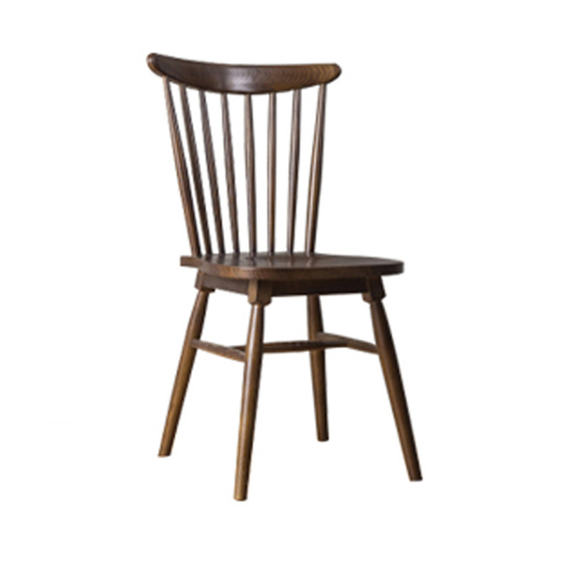 定制北欧设计师椅咖啡厅创意温莎椅西餐厅奶茶店靠背椅时尚餐椅子示例图5