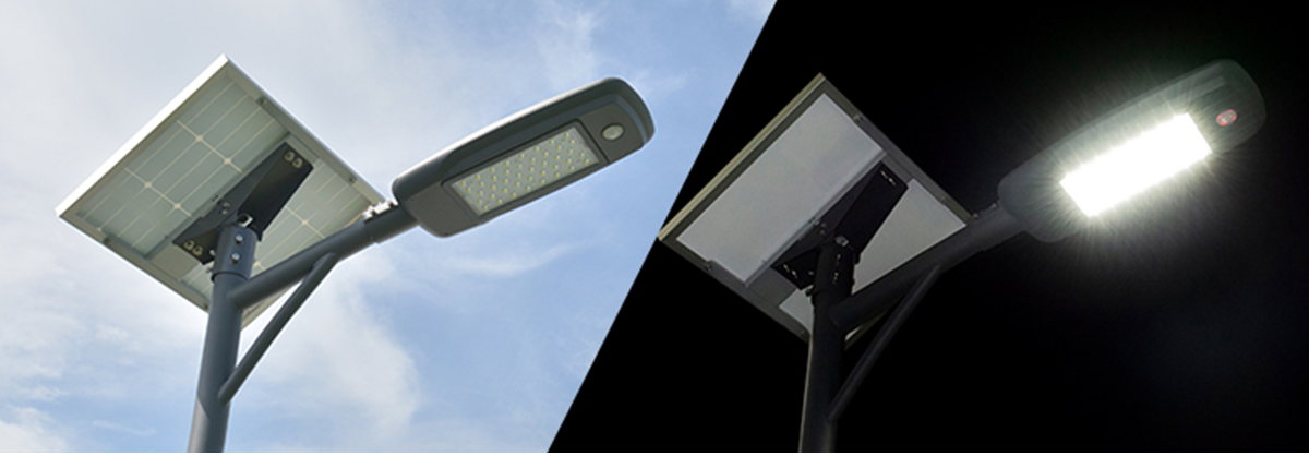 江苏北极光太阳能LED灯生产厂家  手机APP控制太阳能分体路灯  太阳能路灯示例图2