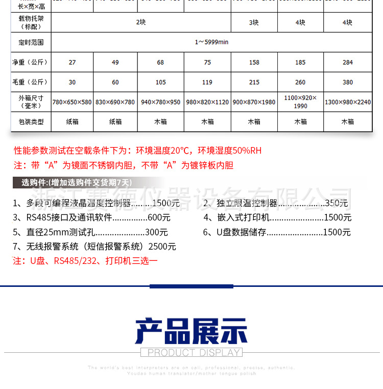 上海一恒DHG-9140A电热恒温鼓风干燥箱 电热恒温箱 烘箱 烤箱示例图4