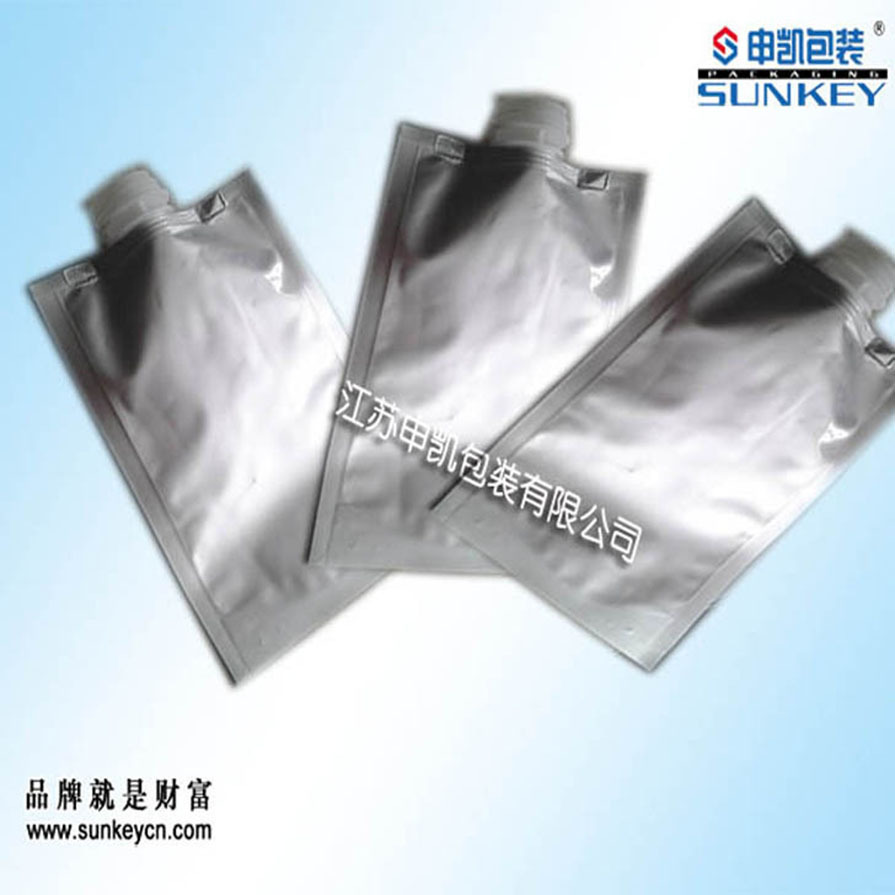 【申凯】食品铝塑包装 带吸嘴复合包装 直立袋 液体包装袋防渗漏示例图2