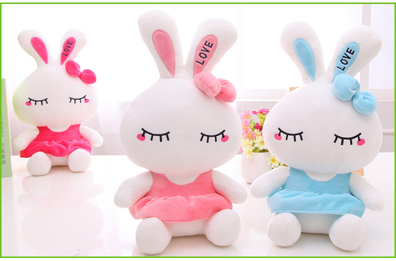 布娃娃毛绒玩具可爱创意兔子公仔兔子抱枕生日礼品送女友定制批发示例图7