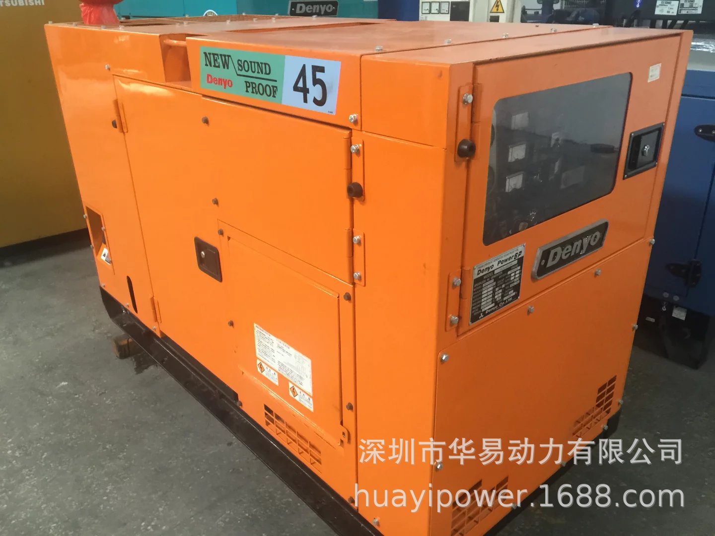 供应二手日本电友DENYO静音柴油发电机组五十铃静音发电机30KW示例图2