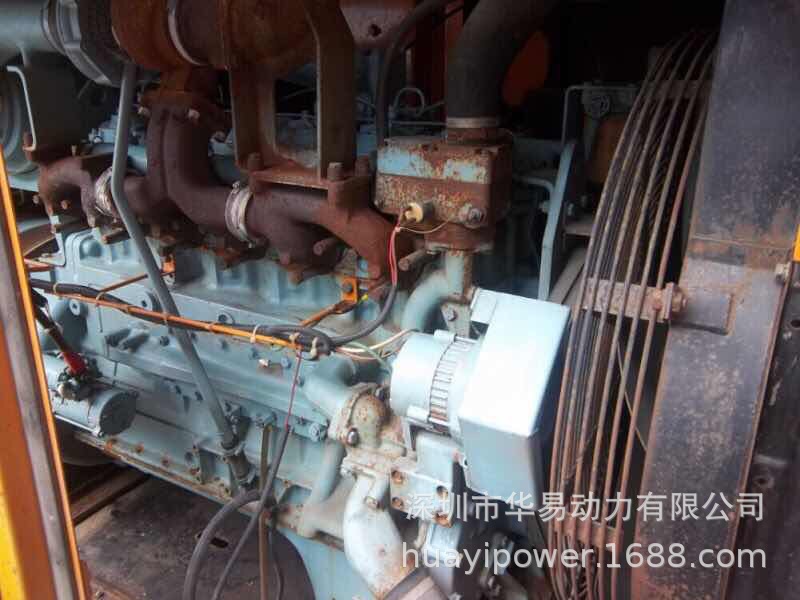 二手小松柴油发电机160KW旧日本电友小松静音型发电机200KVA出售示例图3