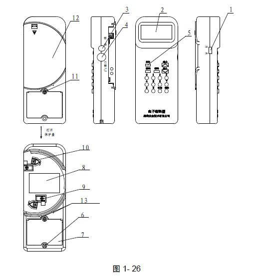 GST-BMQ-2电子编码器,海湾编址器外形结构图
