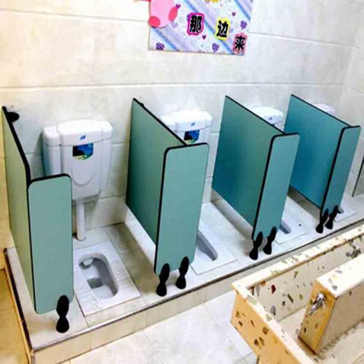公共卫生间隔断板 人造铝蜂窝厕所隔断板  学校厕所隔断厂家批发示例图4