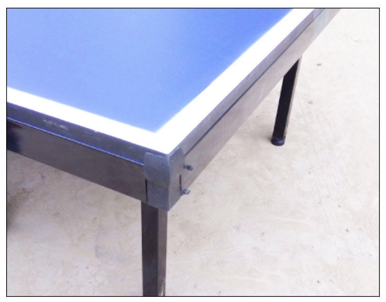 现货批发移动可折叠乒乓球台家用多功能室内乒乓球桌加工定制示例图6