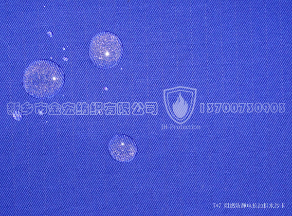 金宏纺织生产供应特种面料 T/C涤棉防酸碱工装面料示例图1