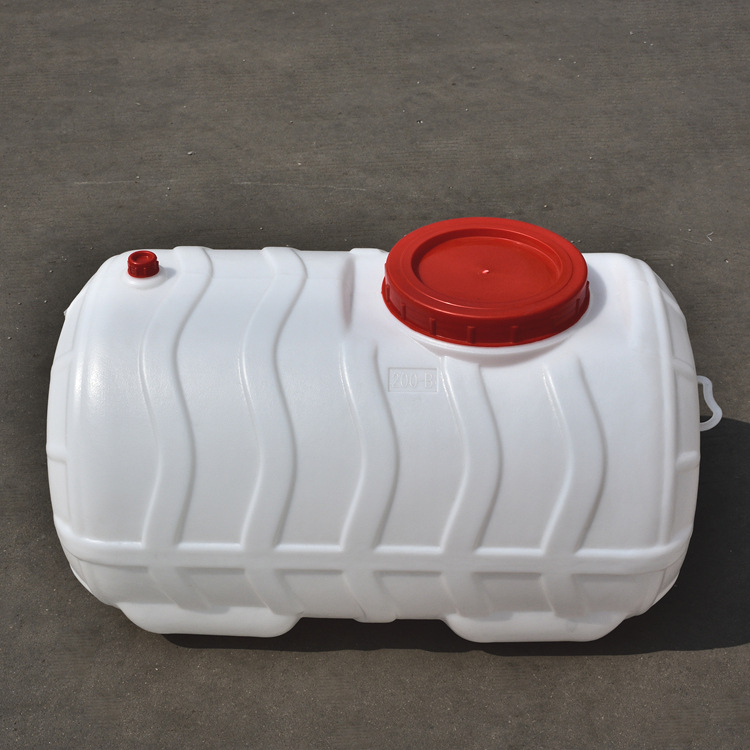 批发带盖卧式水槽|150升家用食品级储水桶|200-B#大塑料桶示例图2