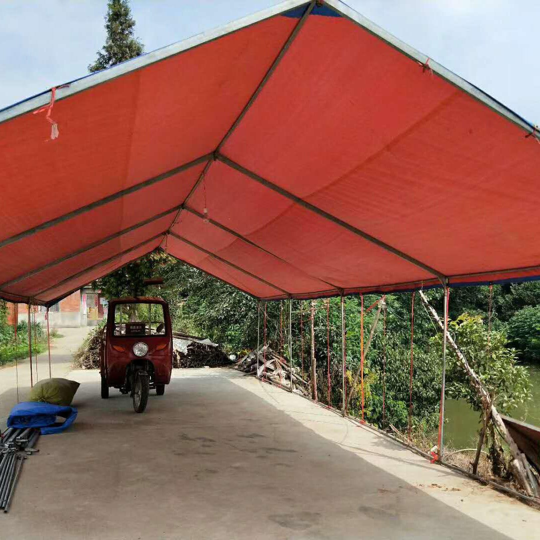 自制钢管焊接帐篷架家宴坝宴户外施工帐篷图片