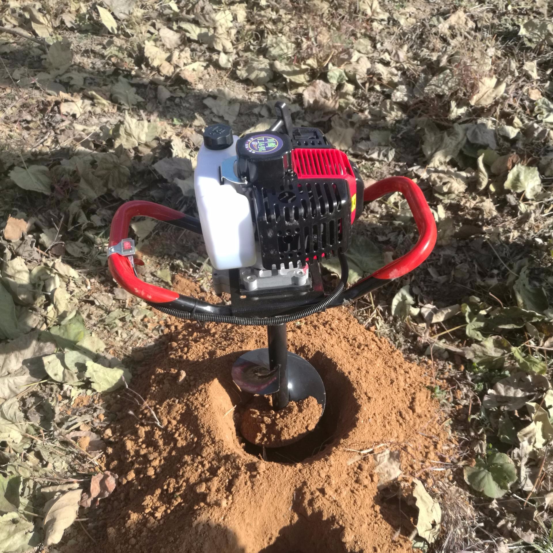 雷力公司生产的挖树坑工具 种树挖坑机 植树地钻 小型打坑机