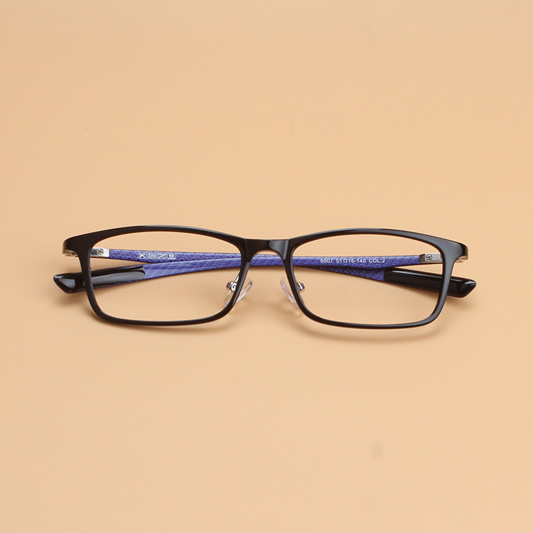厂家批发小框超轻碳纤维眼镜架 精致男女士近视眼镜框平光镜6007