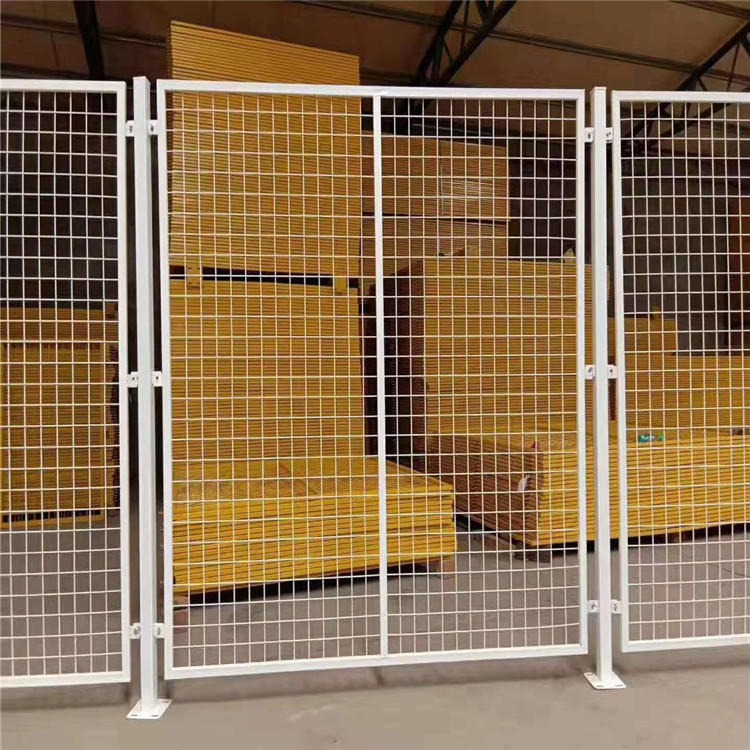 车间防护栏 仓库防护栏 德兰车间机械设备隔离网定制