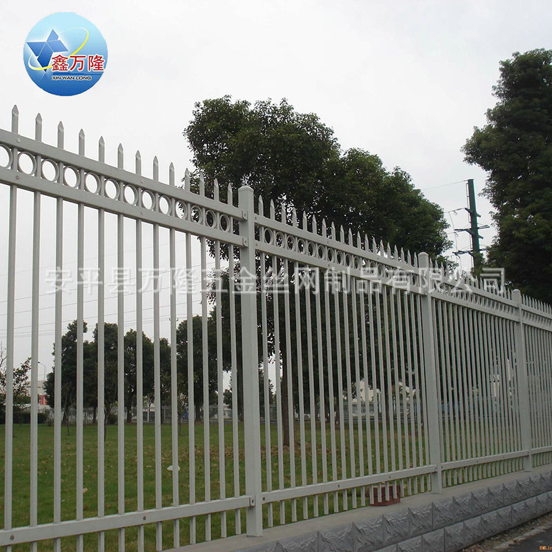 小区园林隔离防护锌钢围墙护栏 园区隔离锌钢护栏示例图13