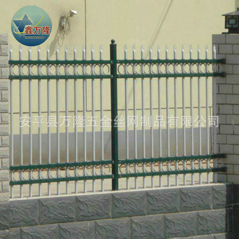 现货供应 新型组装式插接锌钢护栏 安全警示锌钢护栏 锌钢护栏示例图6