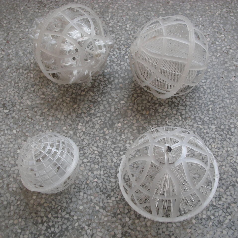 内置组合填料悬浮球，河南明阳直径150mm内置式悬浮球