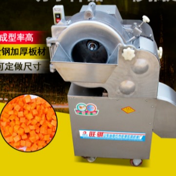 供应全自动切丁机  浩博CHD100土豆萝卜切颗粒机 不锈钢全自动商用切菜机