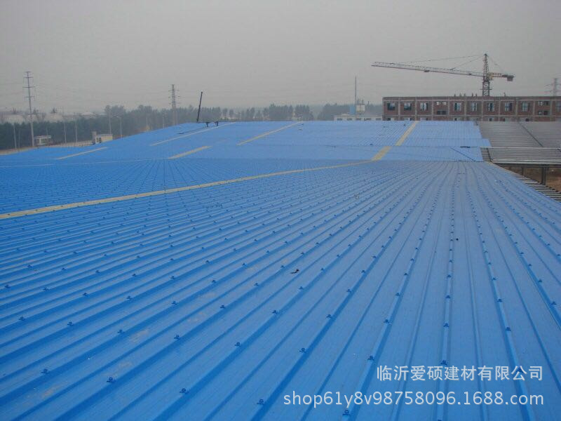 厂家直销 青岛防腐瓦 PVC塑钢瓦 APVC优质树脂瓦 防腐屋面波浪瓦示例图5