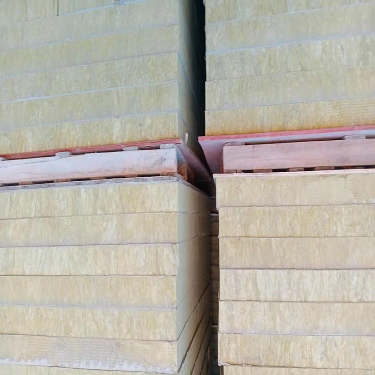 兰考县现货批发岩棉板 50厚防火岩棉保温板100K岩棉复合板