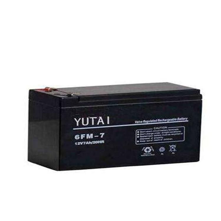 YUTAI宇泰蓄电池6FM-7 12V7AH阀控密封胶体系列UPSEPS电源领域