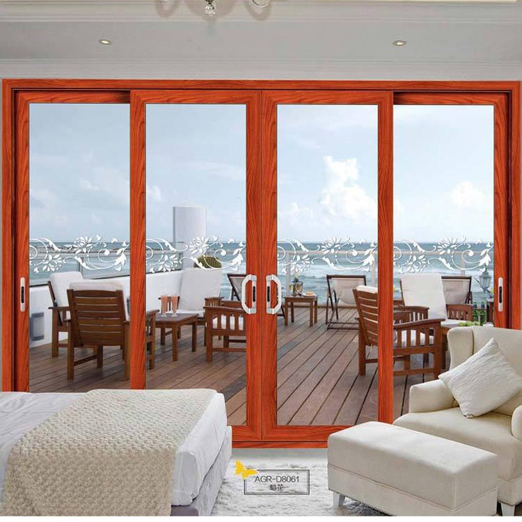 彩绘铝合金门窗 铝合金门窗 铝合金平开门 铝合金窄边门 质量保证